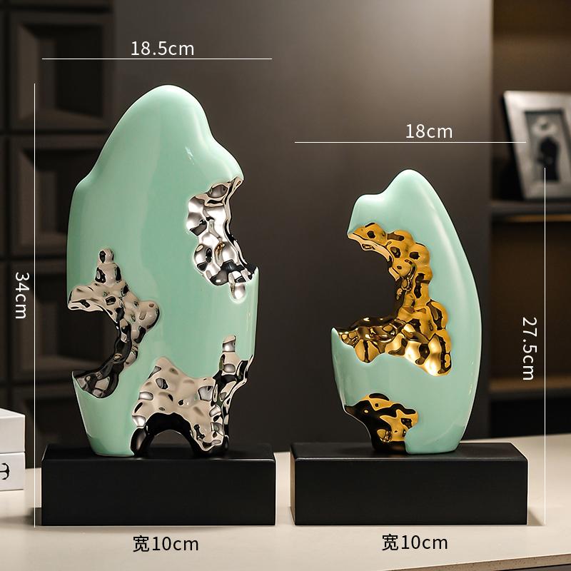 Zhaocai Stone Sculpture Decoration Hotel Restaurant Entrance Decoration Creative Ceramic Crafts Home Decoration Accessories