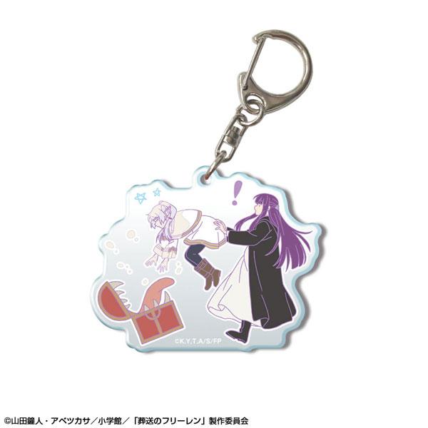 New Anime Frieren Beyond Journey's End Acrylic Action Figures Model Key Chain kawaii Pendant Accessories Decor Toy Gift 6CM