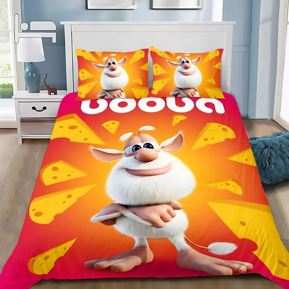 Cute B-Boobas Funny Duvet Cover Pillowcase Children Bedding Set Boys Girls Bedroom Decoration Children Single Double Siz