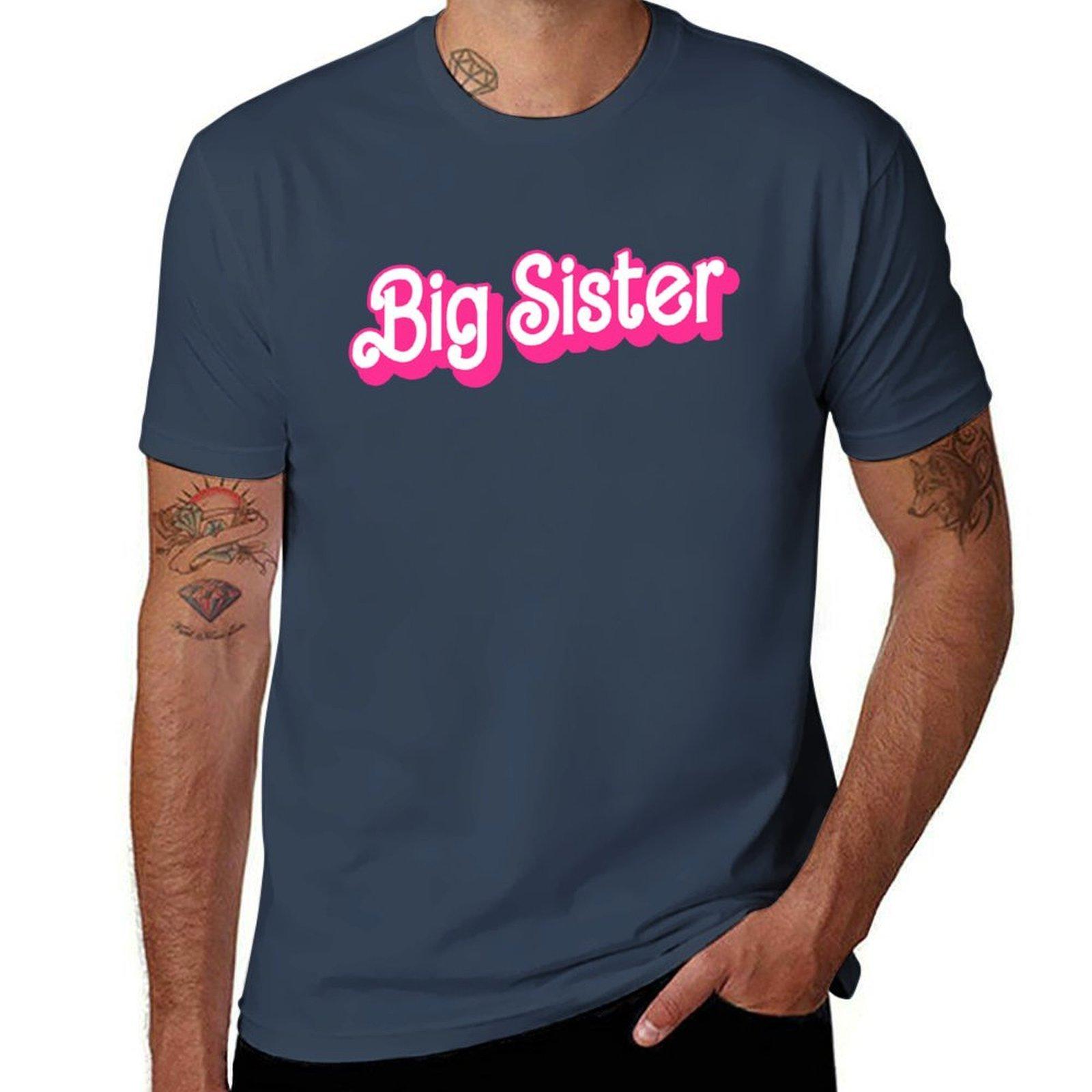 Funny Sister Announceunisext Girls Unisexs Big Sister Tshirt Lightweight Gym Training Tshirt S