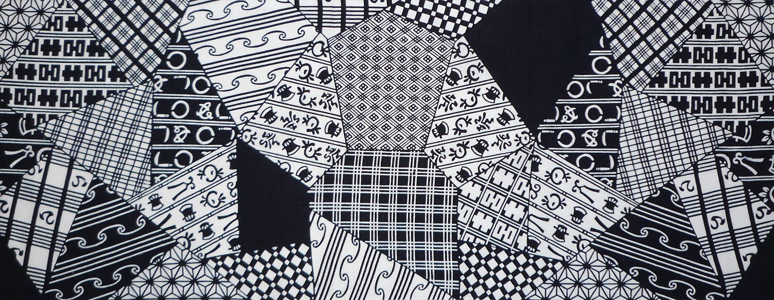 

Todaya Shouten Tenugui Hand Kabuki Style Comparison 661 (Todaya Shouten) Nashien-zome (Japanese Towel)