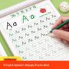 English Alphabet Calligraphy: Hengshui Style Practice Book - Newcomers Get 2 Books