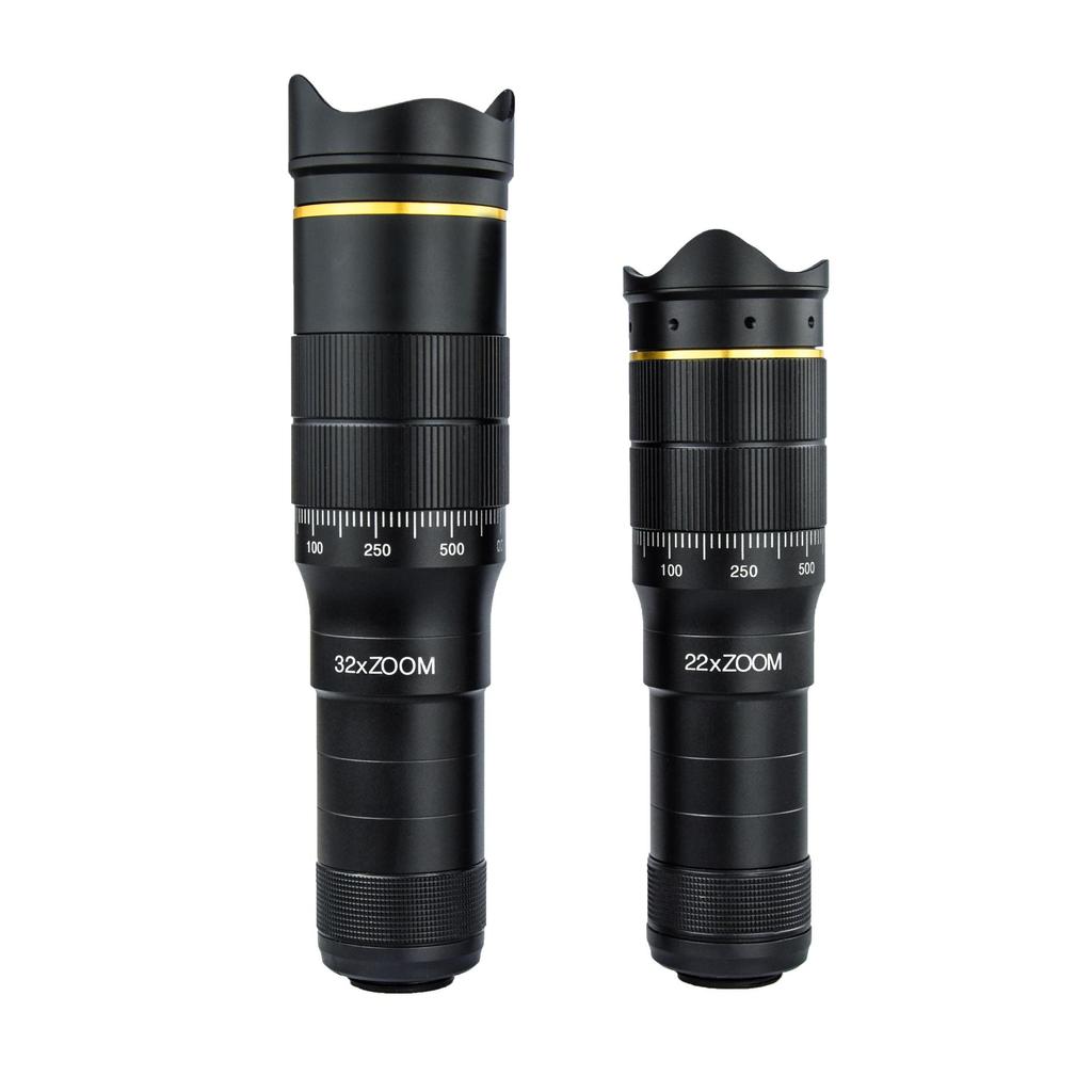 Universal Mobile Telescope Lens: 32X Quick Adjust Zoom Telephoto for Smartphones