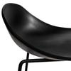 Molly BAR CHAIR black METAL modern