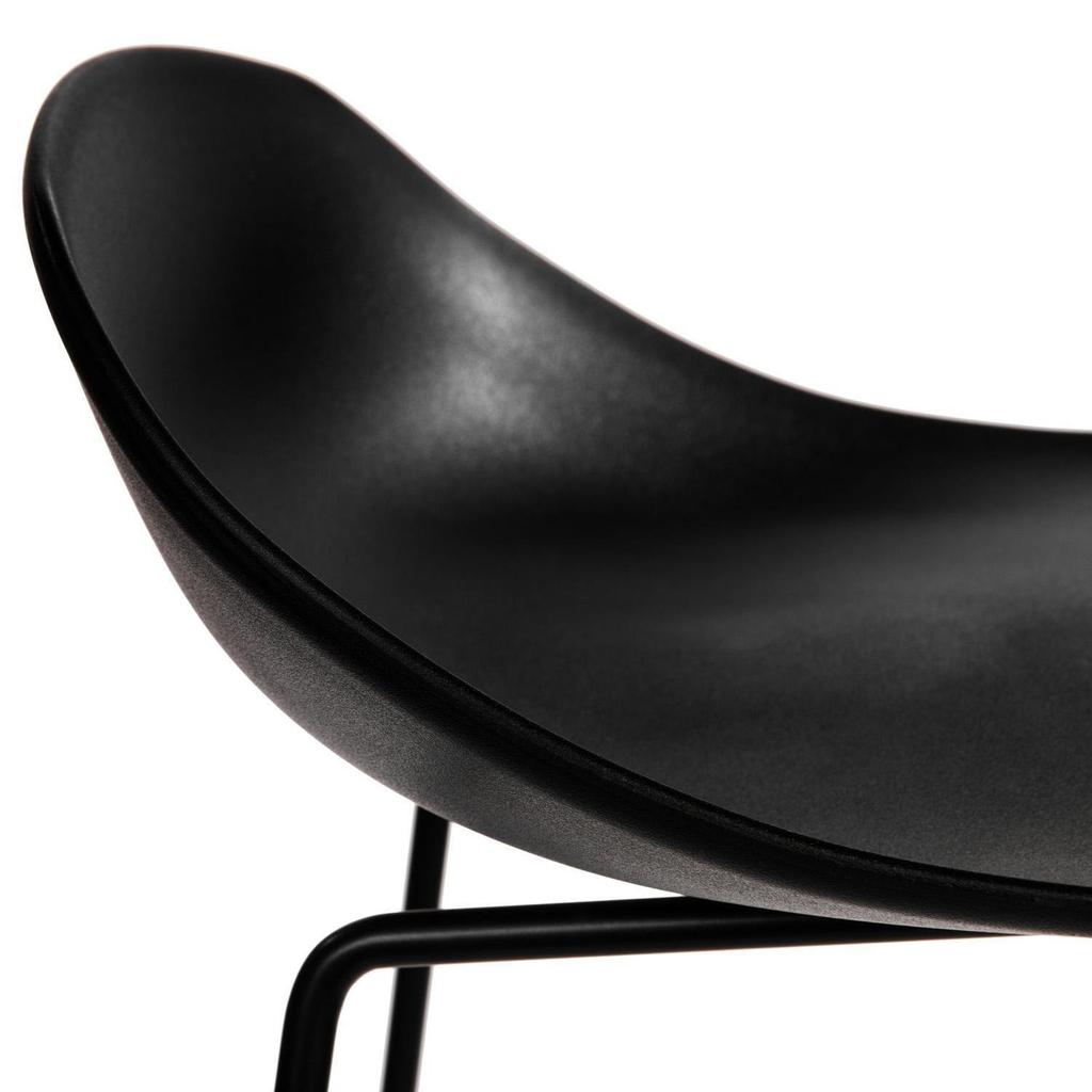 Molly BAR CHAIR black METAL modern