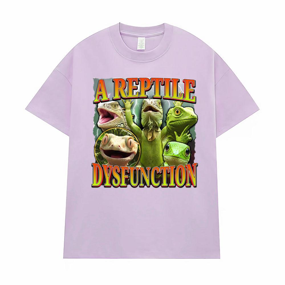 Funny Bearded Dragon Gift A Reptile Dysfunction Gift T Shirt Unisex Unisex High Quality Streetwear Tshirt Oversized Oneck T Shirts