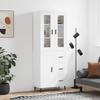 VidaXL Highboard White 69.5x34x180 Cm Engineered Wood 3198481