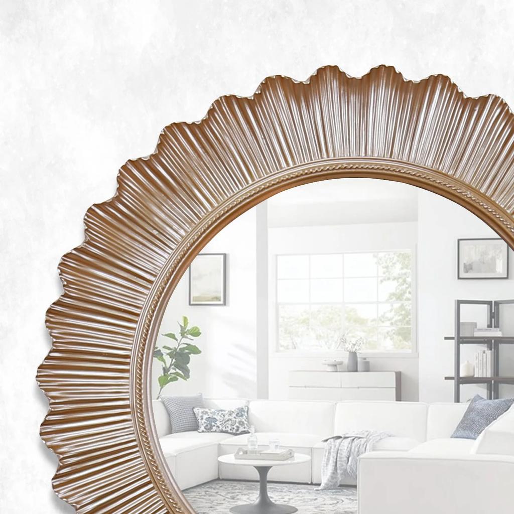 Flashy Wall Mirror In Taupe Color