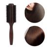 Solid Wood Tube Roller Round Comb Heat Resistant Anti Static Hairdressing Comb Hair Style Tool