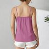 Women Sleeveless Camisole Casual Loose Fit  Linen Tank Tops