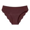 Sports yoga sexy breathable women's invisible ice silk seamless sports European and American large size wavy briefs