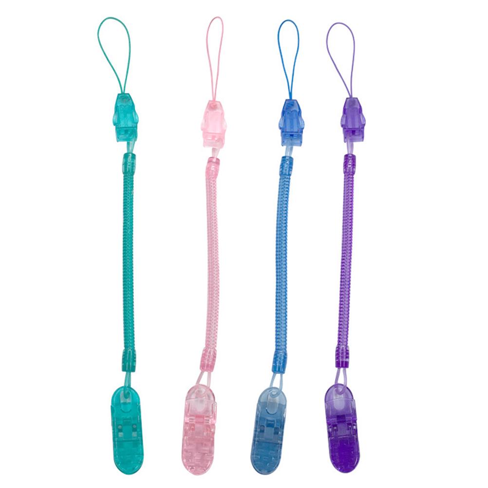 Buy 4Pcs Baby Pacifier Clips Safety Soother Chain Badge Clips for Kids at affordable prices