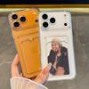 Luxury Soft Card Bag Clear Phone Case For iPhone 17 Pro 16 15 14 13 12 11 17 Pro Max 16 Plus Air Transparent TPU Bumper Cover