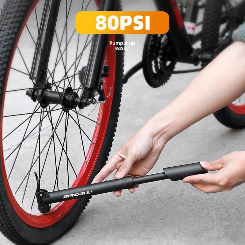 Portable Bicycle Pump With Plastic Material For Inflating Basketballs And Cycling Equipment
