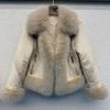 Winter New Women's Imitation Fox Hair Padded Casual Coat Loose High Quality Imitation Coat