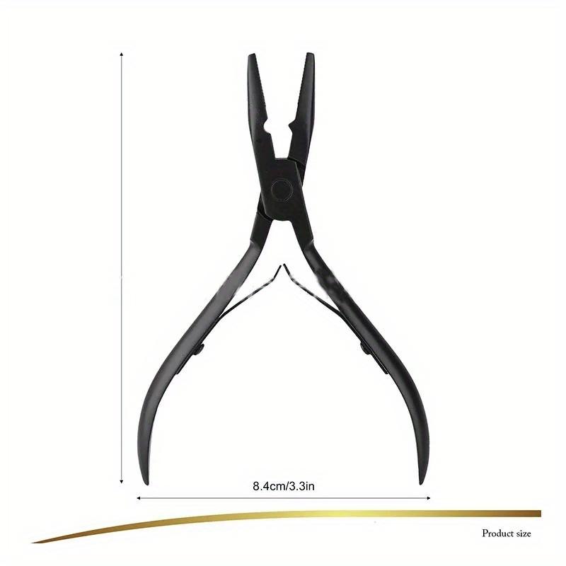Professional Hair Extension Plier Weft Application Pliers Micro Link Beads Closer Plier