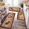 1Pcs Anti Fatigue Kitchen Rugs, OneHouse Rooster Print Waterproof Non-Slip Thick Cushioned Kitchen Mat Heavy Duty Comfort Standing Mat for Kitchen