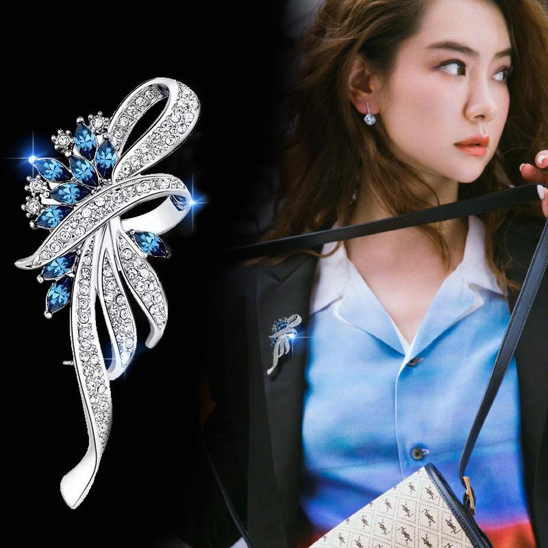 

Ins Trendy Amethyst Brooch for Women - Chic Unique Floral Pin To Elevate Style, Fall/Winter Clothing Clip Accessory