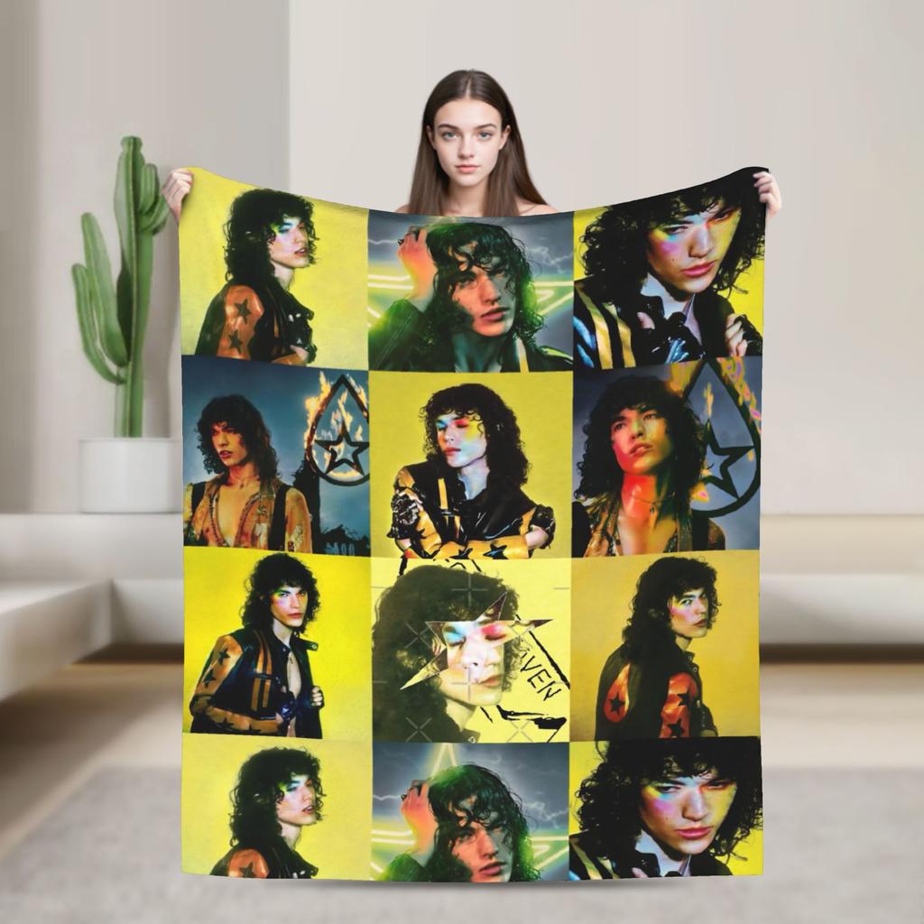 Conan Gray Wishbone Decke Amerikanischer Sänger Reisebüro Flanell Überwurfdecke Für Schlafzimmer Warme Tagesdecke Geburtstagsgeschenk