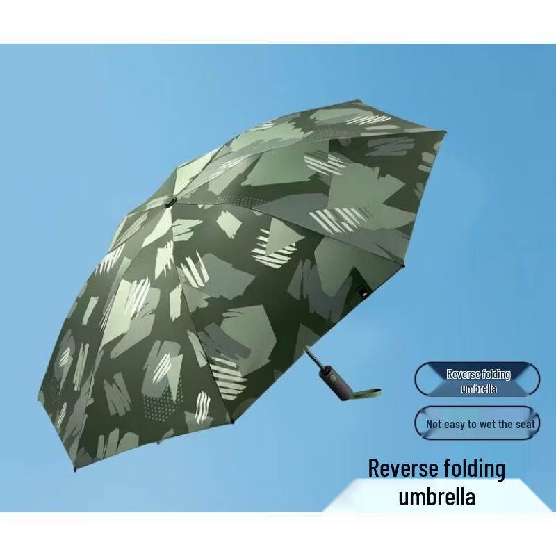 Beneunder Large Windproof All-Weather Reverse Folding Umbrella