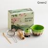 Ceramic Bamboo Japanese Matcha Tea Set Matcha Whisk Holder Reusable Matcha Making Kit Matcha Bowl Matcha Whisk Set Tea Lovers