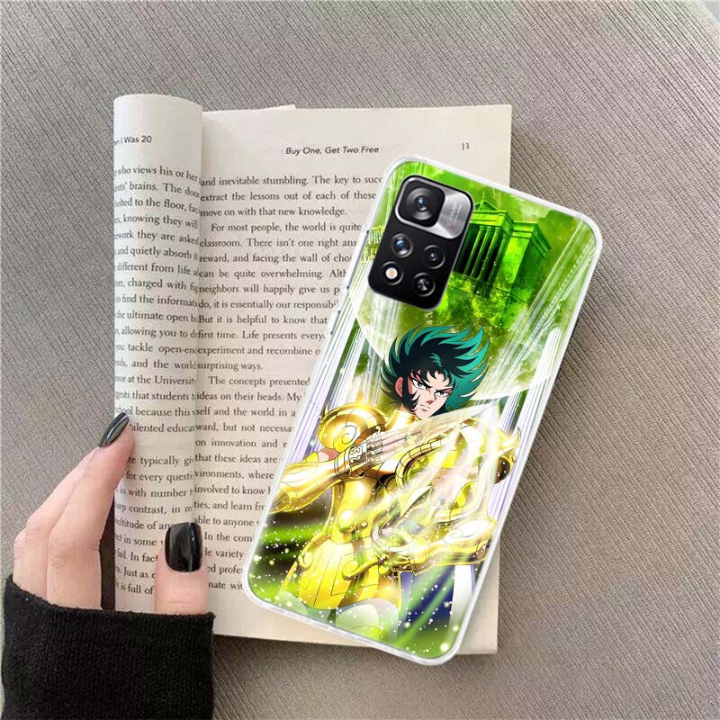 Saint Seiya Knights Of The Zodiac Handyhülle Für Xiaomi Redmi Note 11 12 14 13 Pro Plus 5G 14S 4G 12S 10 10S 11T Pro 11S 11E Coq