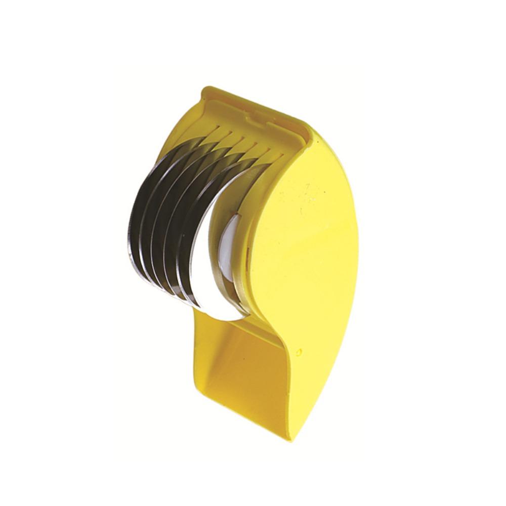 Manual Scallion Cutter 6 Wheel Scallion Mincer Kitchen Gadget Scallion Roller Cafeteria жёлтый