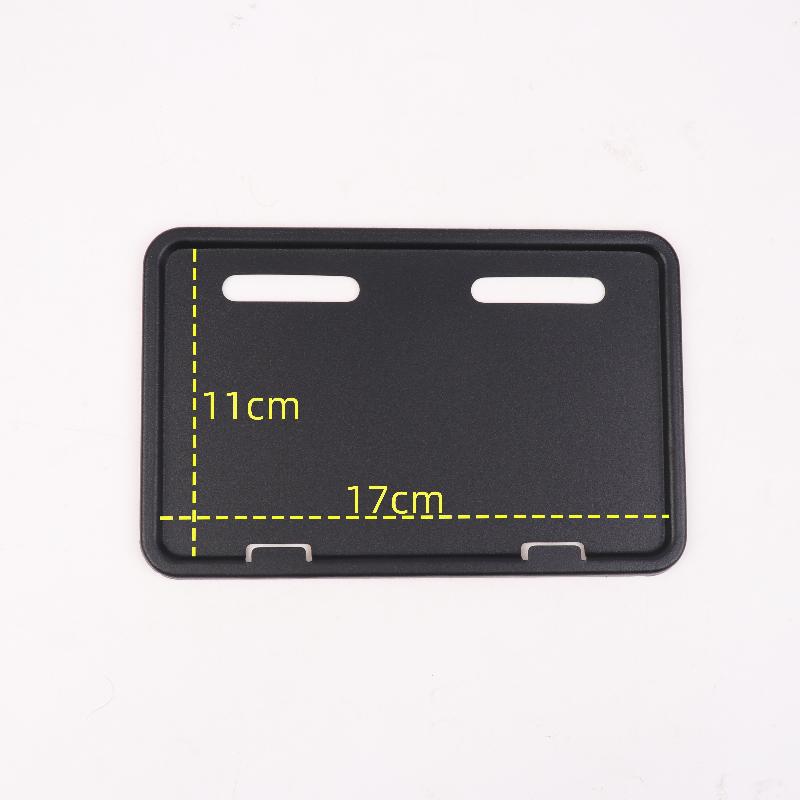 1Pcs Universal Electric Bicycle Stainless Steel License Plate Holder Frame Anti-theft Protective Cover Motorcycle License Plate