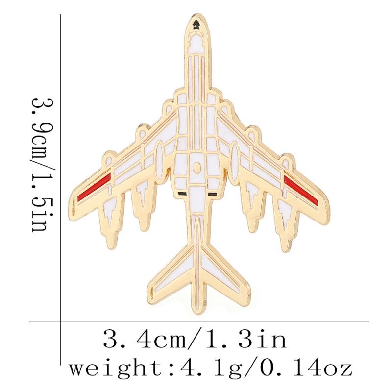 Military Aircraft Pin Set Enamel Badge Collectible Souvenir Backpack Decor Fan Gift Warplane Brooch Jet Accessory