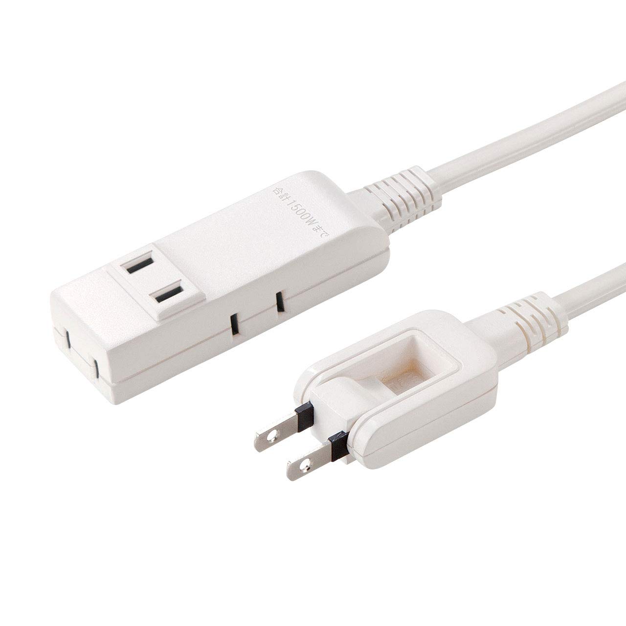 

Sanwa Supply Power Strip with Foldable Swing White TAP-M802W 4-Outlet Micro/Mobile 0.2m Plug,