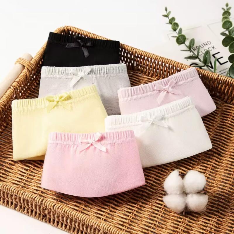 Pure Cotton Safety Pants Kids Girl Plain Color Panties Set Kids Girl Underwear Children Shorts