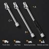 Dual-air Tire Chuck Head Tire Inflator Rod For Truck Bus-tractor Inflator-gauge