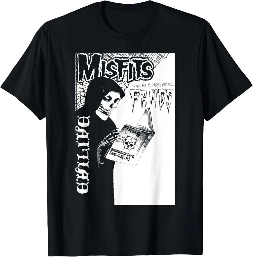 Misfits – Fangs T-Shirt Tops Tees Unisex