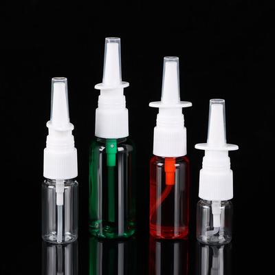 Frascos conta-gotas nasais com dispensador de bomba de plástico Recipiente reutilizável Frasco spray Borrifador nasal vazio