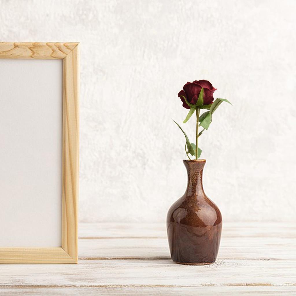 Adjustable Stems Home Decor Flower Wedding Flower Artificial Velvet Rose