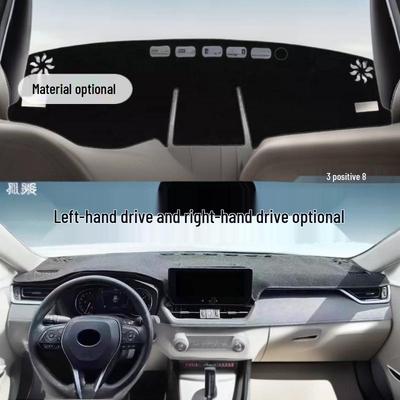 Toyota RAV4 (2019-2024) Dashboard Sun Shade Pad - Anti-Glare & Non-Slip, Suede Velvet Leather.