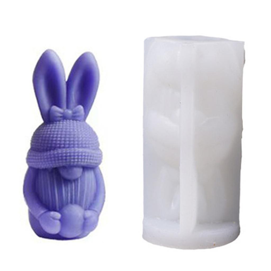 Casting Molds 3D Dwarf Series Silicone Mould Easters Candle Molds Plasters Molds Ornament Molds for Home Decoration