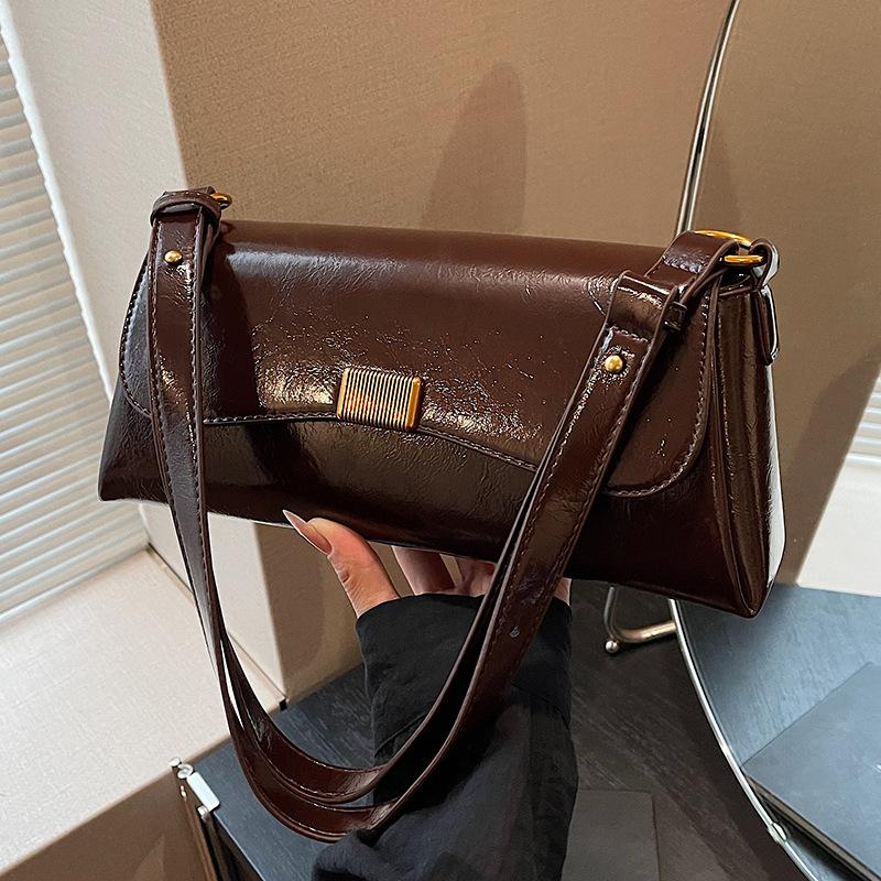 Wholesale Niche High-end Bag Women's 2025 New Fashion Retro Shoulder Underarm Bag Versatile Messenger Bag