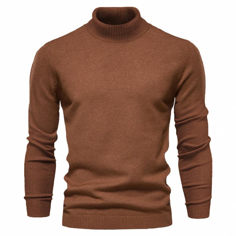 New O-neck Pullover Men's Sweater Casual Solid Color Warm Sweater Men Winter Fashion Slim Mens Sweaters 11 Colors
