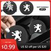 Car Sticker Car Cup Holder Anti Slip Insert Coasters Pads Interior Accessories For Peugeot 407 508 5008 307 308 3008 206 207 208