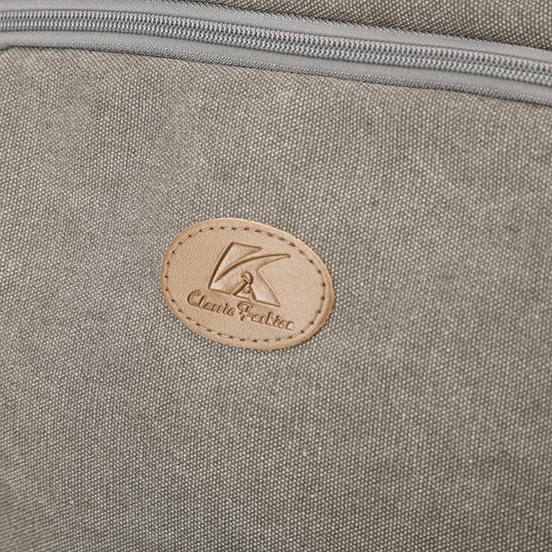 Vintage Women's Bag Large Capacity Canvas Tote Bag Solid Color Portable Shoulder Bag