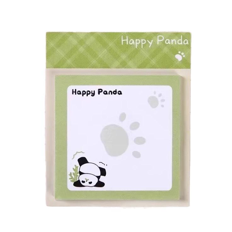 Adorable Panda Sticky Notes - Tearable Message Paper for Students & Journals