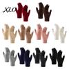 Cold Weather Cycling Gloves Knitted Touchscreen for Women Men, Winter Warm Five Finger Gloves, Protection Office Thermal Texting Driving And