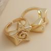 Hollowed Star Knuckle Joint Rings Simple Star Knuckle Rings Multifunctional Rings Accessory Perfect for Any Outfit