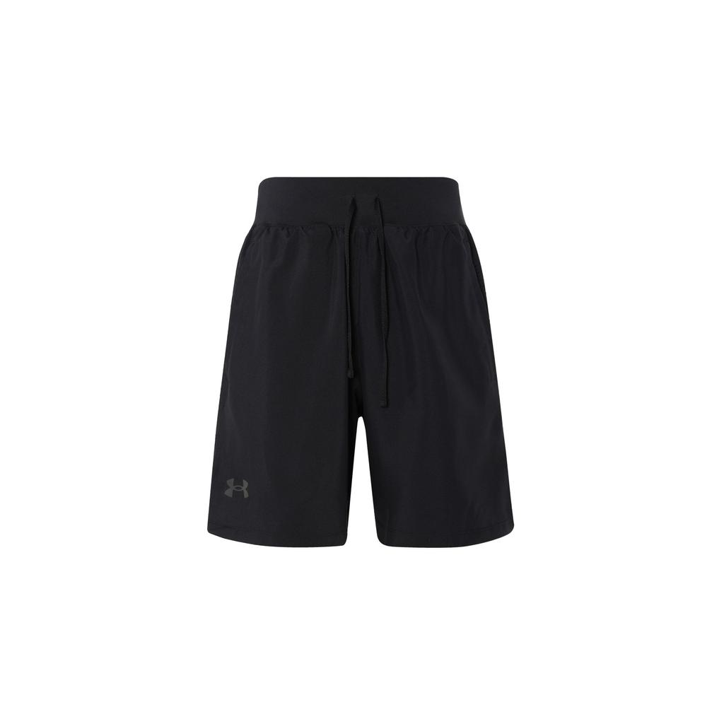 Under Armour Pure Color Belted 2-In-1 Running Shorts Men Bottoms Black 1376831-001