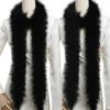 2M Marabou Turkey Feather Boa Trim 50g Scarf Costume Christmas Tree Decor Shawl Fluffy Plume DIY Craft Wedding Dress Accessories