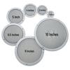 White Metal Mesh Speaker Horn Covers: 2, 3, 4, 5, 6.5, 8, 10 Inch