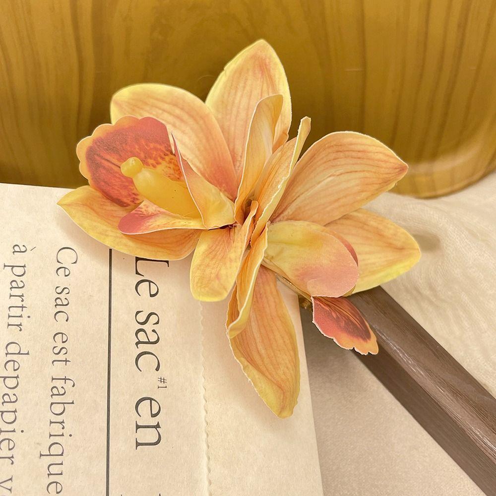 Seaside Artificial Flower Hairpin Cloth Bohemian Style Hair Clip Cute Flower Hair Clip  Holiday