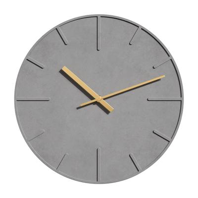 TAHITICA Wall Cement Wall Room Living Housewarming Stylové Hodiny, Tiché, Hodiny, Jednoduché, Moderní, Skandinávské, 30CM, Dekorace, Pokoj, Interiér, Dárek,