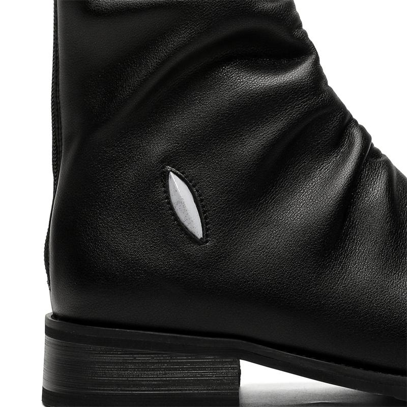 Scarpe di Moda in Pelle per Uomo con Zeppa in Vera Pelle Taglie Grandi Scarpe Designer di Alta Qualità Formali con Zeppa Casual da Esterno